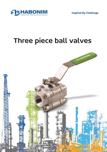 HABONIM 3 PIECE BALL VALVES